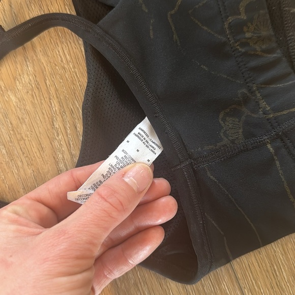 Nike Black Floral Sports Bra - Picture 2 of 2